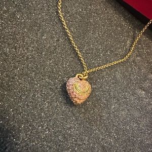Juicy Couture Pink Heart Necklace